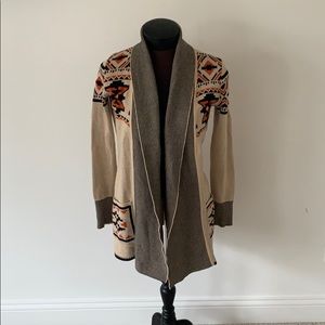 Boho open cardigan